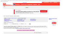 Desktop Screenshot of construction-equipment.freeadsaustralia.com