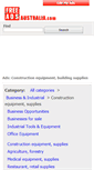 Mobile Screenshot of construction-equipment.freeadsaustralia.com