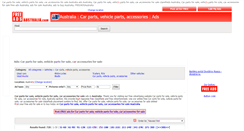 Desktop Screenshot of cars-parts-accessories.freeadsaustralia.com