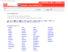 Tablet Screenshot of freeadsaustralia.com