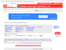 Tablet Screenshot of home-repair.freeadsaustralia.com