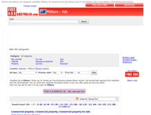 Tablet Screenshot of mildura.freeadsaustralia.com