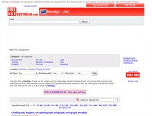 Tablet Screenshot of bendigo.freeadsaustralia.com