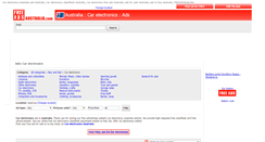 Desktop Screenshot of car-electronics.freeadsaustralia.com