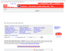 Tablet Screenshot of civil-service-jobs.freeadsaustralia.com