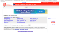 Desktop Screenshot of marketing-jobs.freeadsaustralia.com