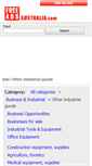 Mobile Screenshot of business-industrial-other.freeadsaustralia.com