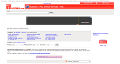 Desktop Screenshot of pet-animal-services.freeadsaustralia.com