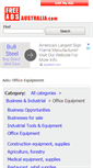 Mobile Screenshot of business-industrial-office-equipment.freeadsaustralia.com