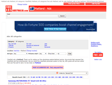Tablet Screenshot of maitland.freeadsaustralia.com