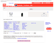 Tablet Screenshot of furniture.freeadsaustralia.com