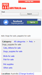 Mobile Screenshot of dogs-puppies-for-sale.freeadsaustralia.com