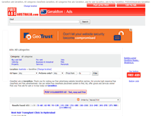 Tablet Screenshot of geraldton.freeadsaustralia.com